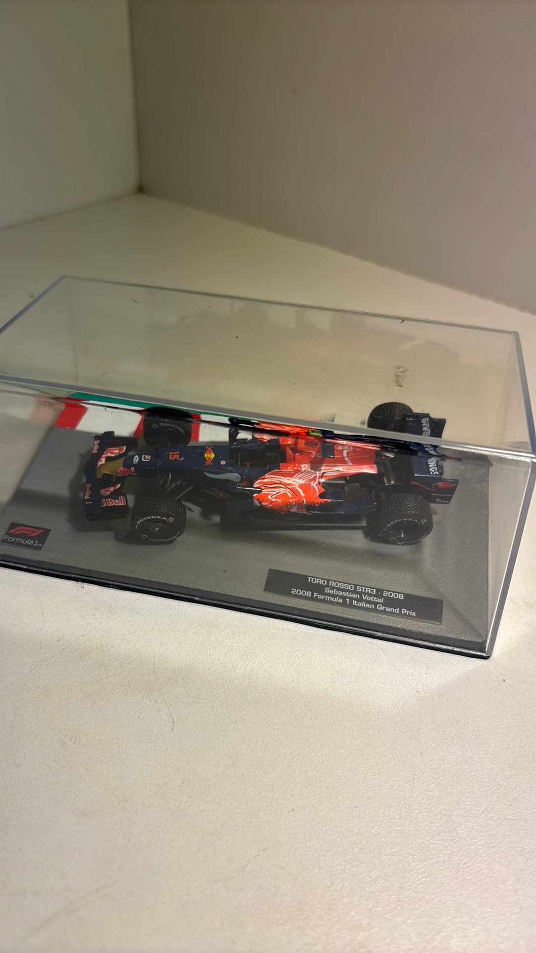 F1 toro rosso str3 sabasian vettel 2008 atlas 1.43, Hobby en Vrije tijd, Overige merken, Auto, Ophalen of Verzenden, A