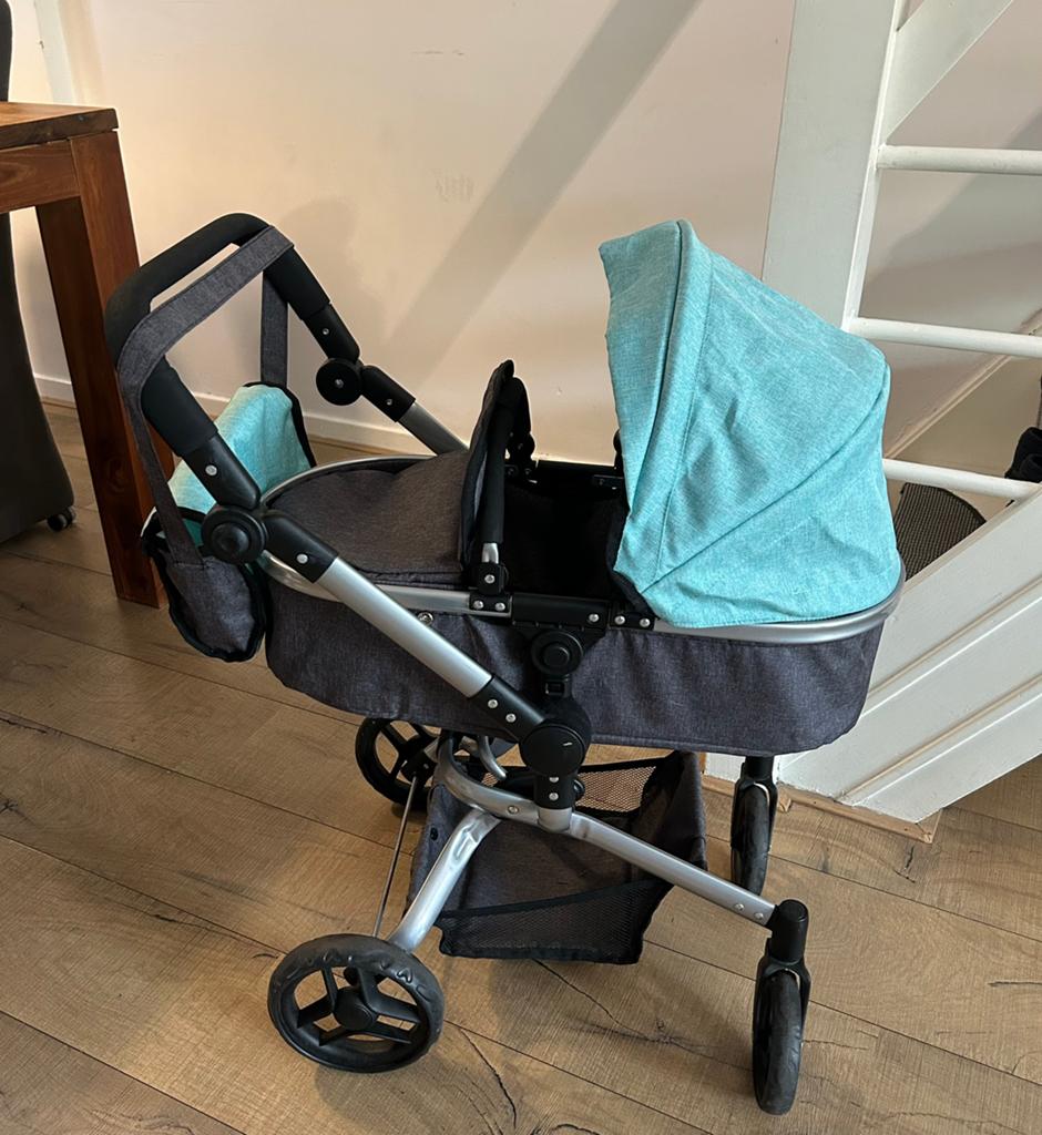 Mooie poppen wagen 2 in 1, super netjes., Kinderen en Baby's, Ophalen of Verzenden, Zo goed als nieuw, Babypop