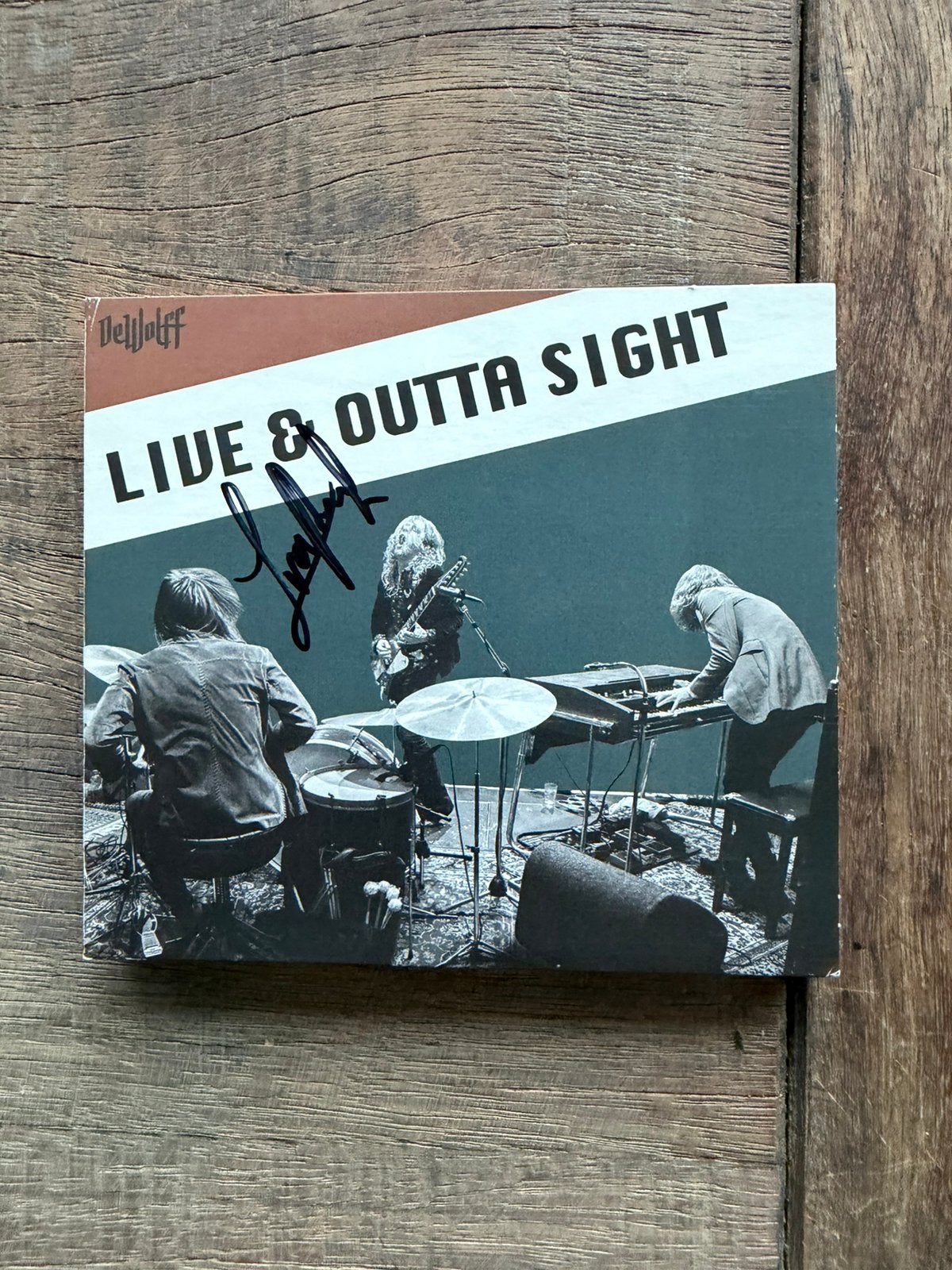Dewolff 2 Cd Live & outta sight gesigneerd Handtekening, Ophalen of Verzenden, Zo goed als nieuw, Poprock