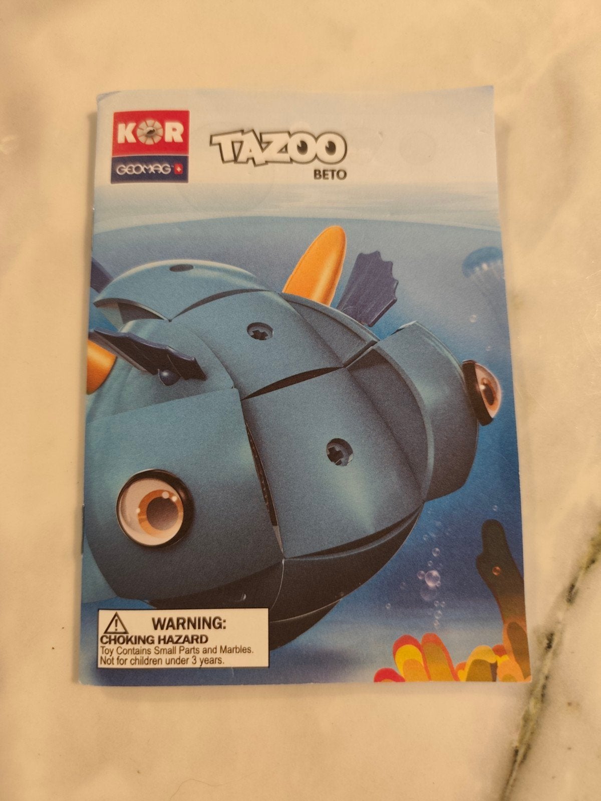 Geomag Tazoo magnetisch speelgoed - Beto (mist 1 oog), Ophalen of Verzenden, Gebruikt, Overige merken