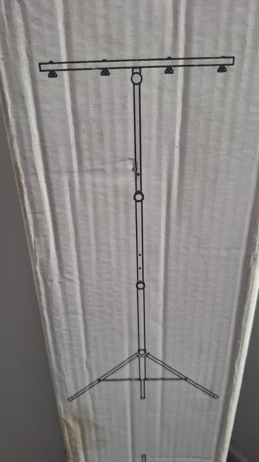 Lichtstatief met T-bar - Quick & easy adjustment, Ophalen, Nieuw, Instrumentstandaard, Licht of Laser