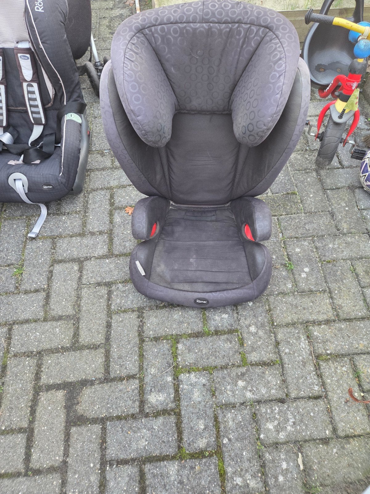 Römer autostoel, grijs, gebruikt, Ophalen, Romer, 15 t/m 36 kg, Zijbescherming