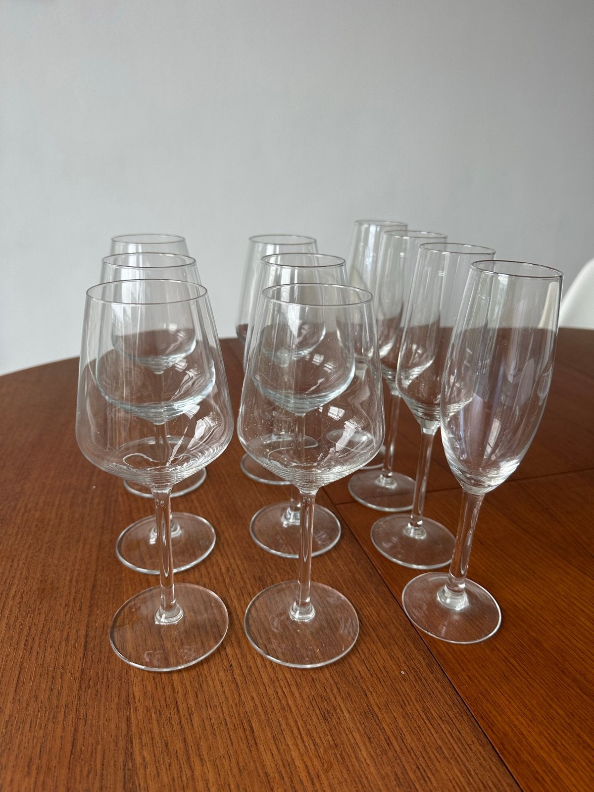 Set van wijn- en proseccoglazen, Ophalen, Glas of Glazen, Overige stijlen, Glas