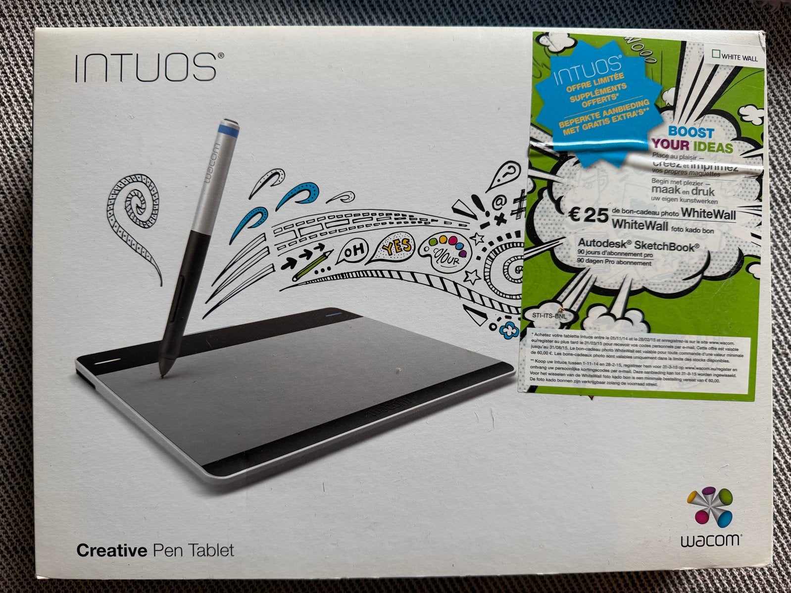 Wacom Intuos CTL-480S-N NIEUW  | gewild voor osu!, Computers en Software, Ophalen of Verzenden, Nieuw, Bedraad