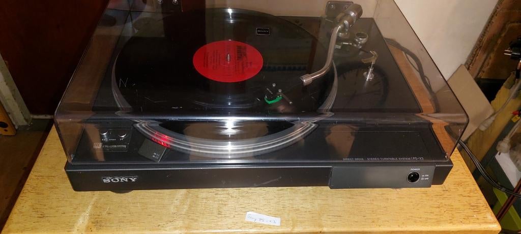 Sony platenspeler PS-X3 (1977).  Direct drive, Ophalen, Zo goed als nieuw, Platenspeler, Sony