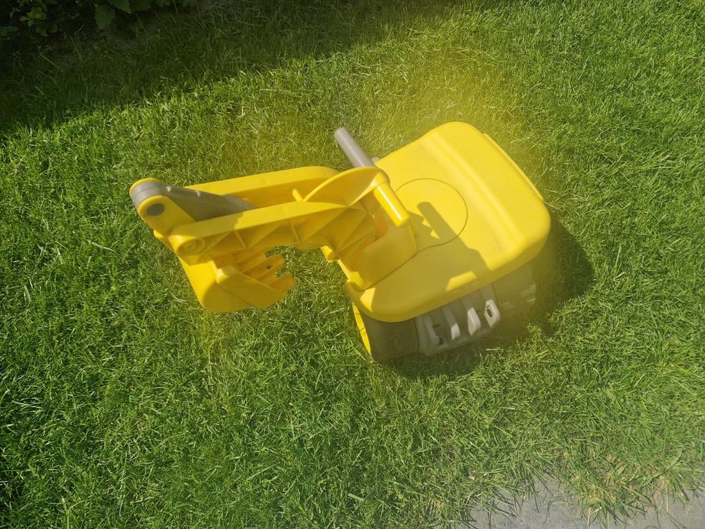 Gele loopgraafmachine voor kinderen, Kinderen en Baby's, Speelgoed | Buiten | Voertuigen en Loopfietsen, Ophalen, Gebruikt, Loopvoertuig