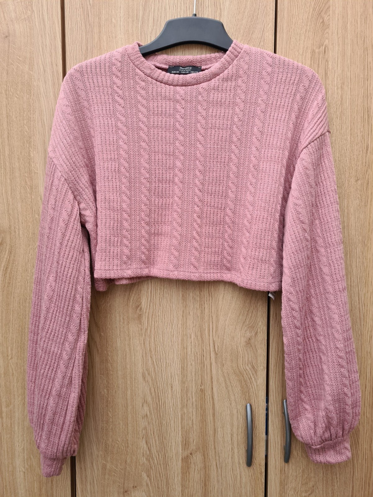 NIEUW Berschka mt XS roze croptrui, Ophalen, Nieuw, Maat 34 (XS) of kleiner, Roze