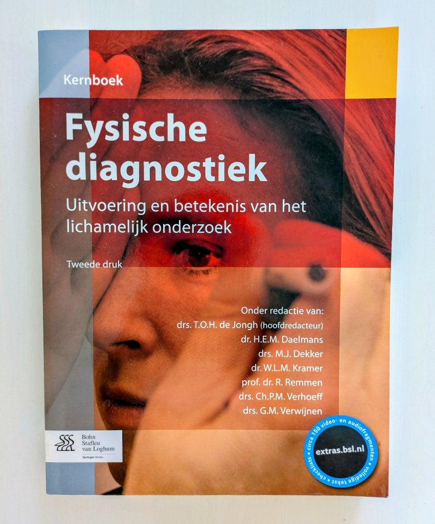 Fysische diagnostiek, 2e druk, Ophalen of Verzenden, De Jongh, Beta, WO