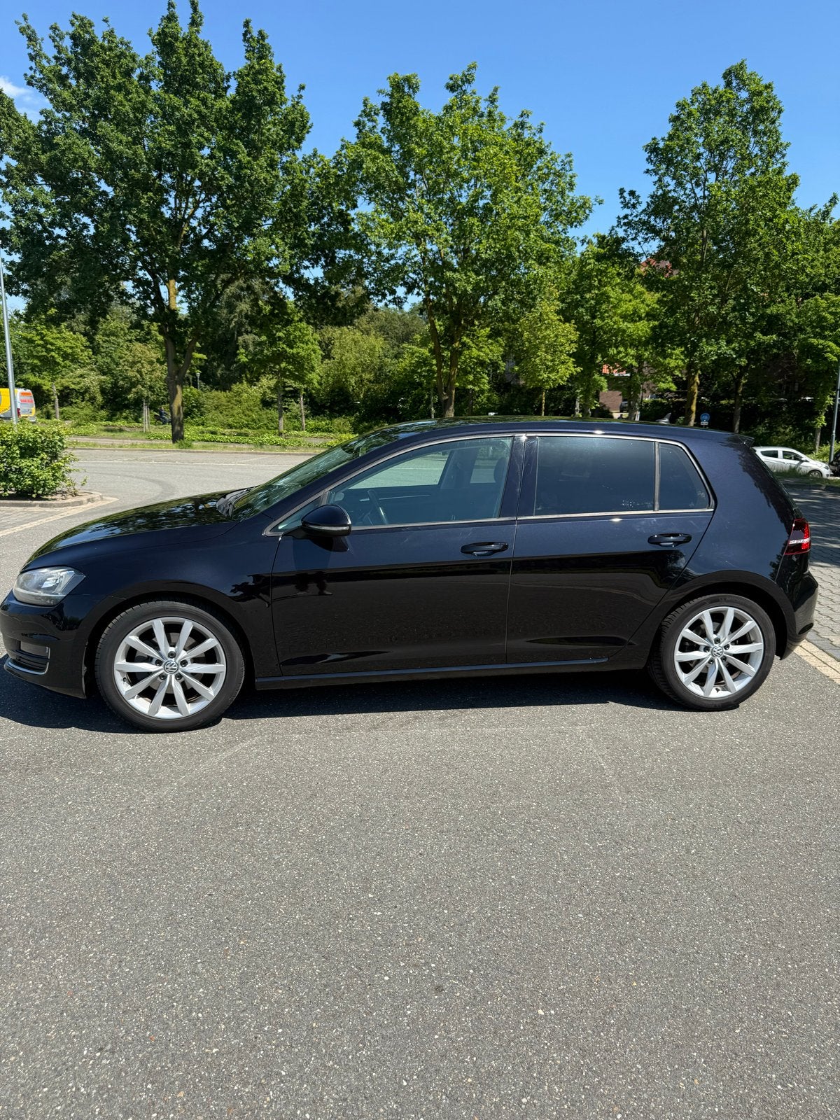 Volkswagen Golf 1.4 TSI DSG 2015 Zwart, Auto's, Euro 5, 4 cilinders, Zwart, Leder