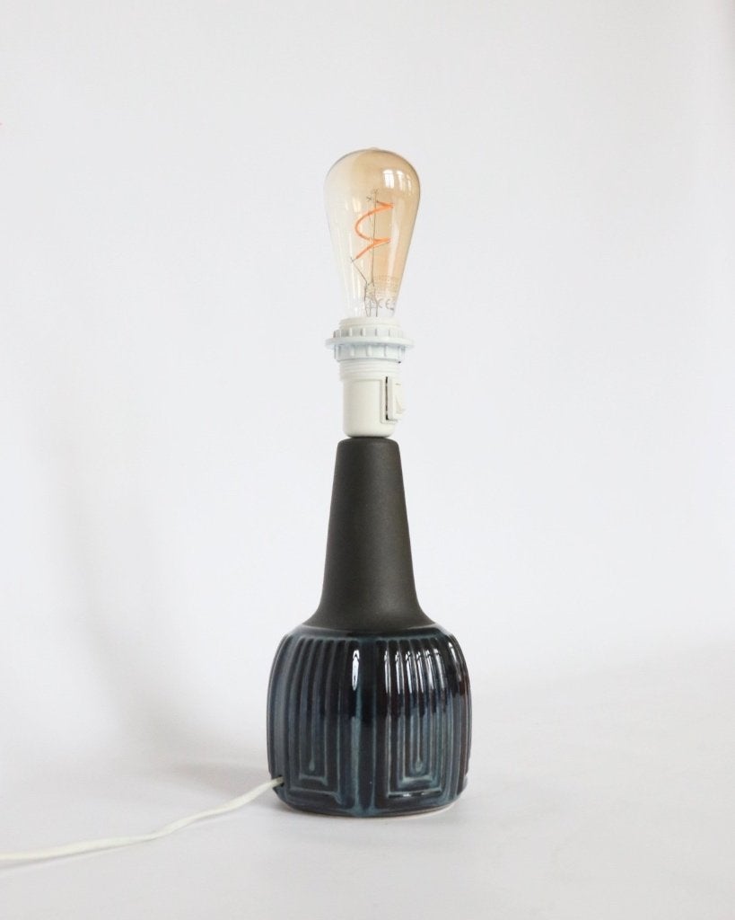 Vintage Soholm keramische tafellamp 1039 Einar Johansen, Ophalen of Verzenden, Zo goed als nieuw, Niet meer bestaand, Minder dan 50 cm