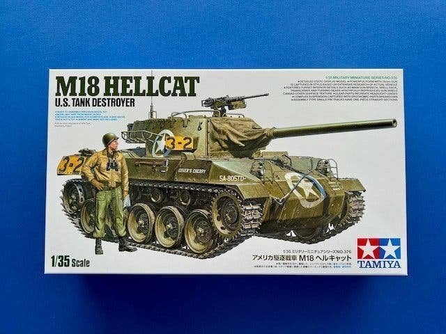 M19 Hellcat tanktransport ILK Tamiya set 1/35, Tank, Verzenden, 1:32 tot 1:50, Nieuw
