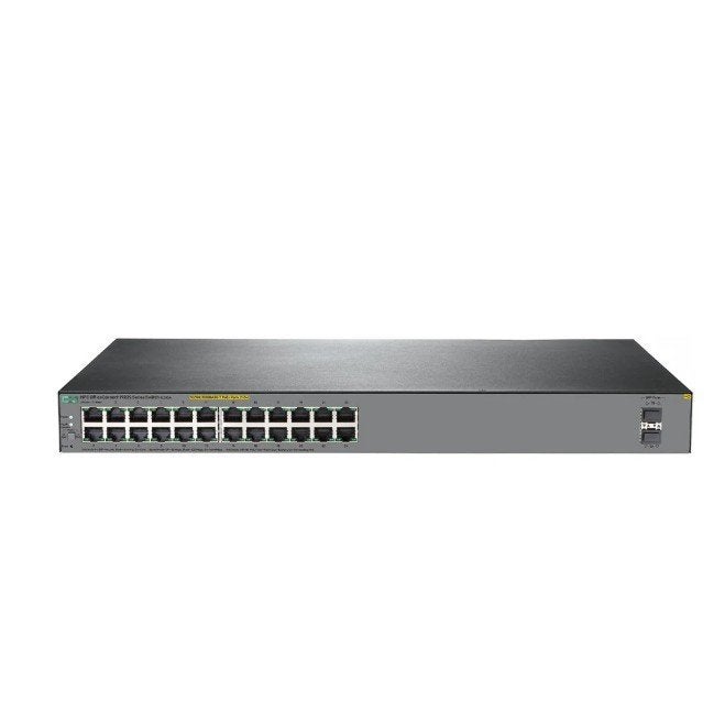 HPE OfficeConnect 1920S 24G 2SFP PoE+ 370W Switch JL385A, Computers en Software, Ophalen of Verzenden, Gebruikt