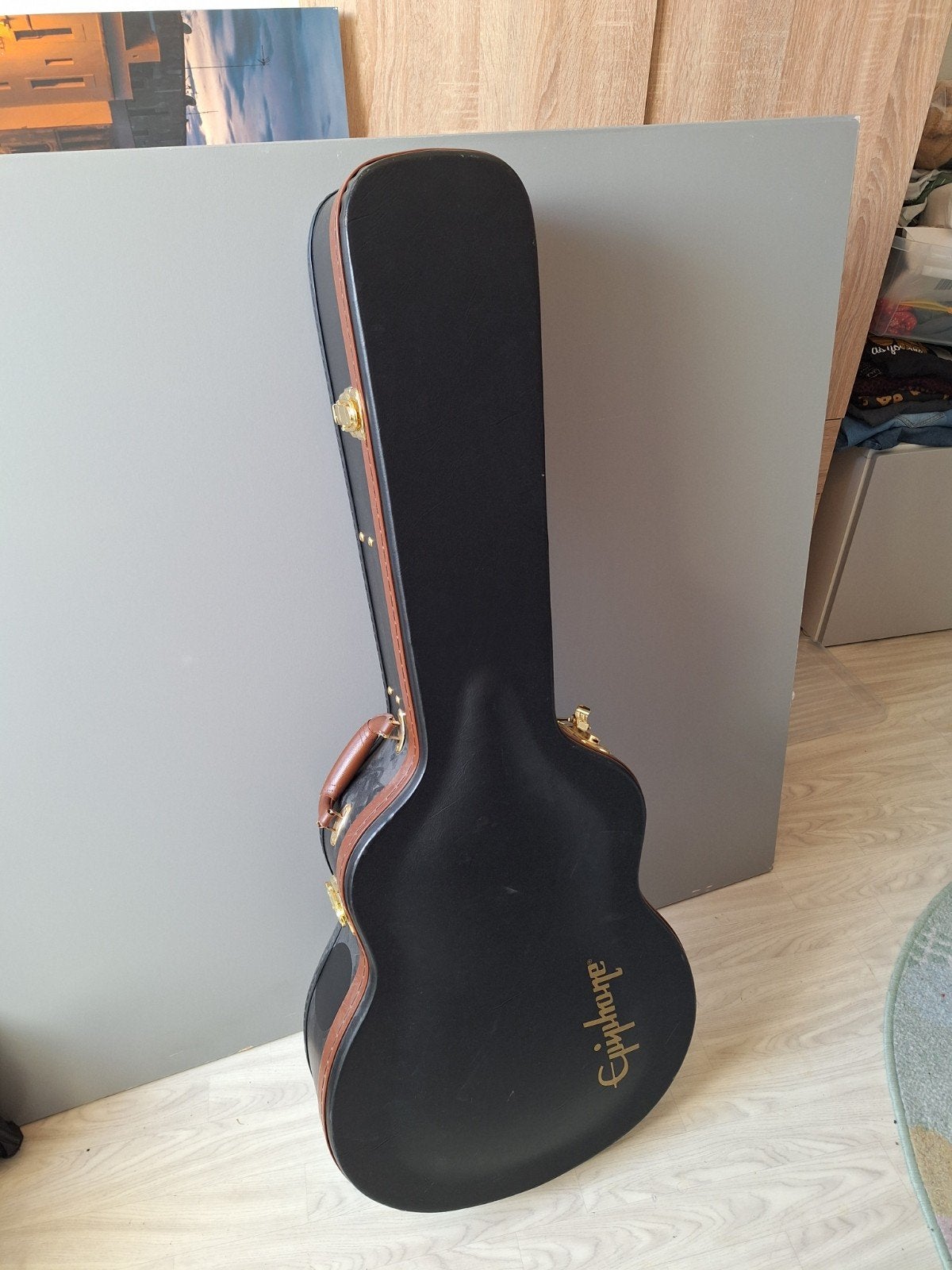Epiphone EL 00 gitaarkoffer, Ophalen of Verzenden, Gebruikt, Akoestische gitaar, Flightcase