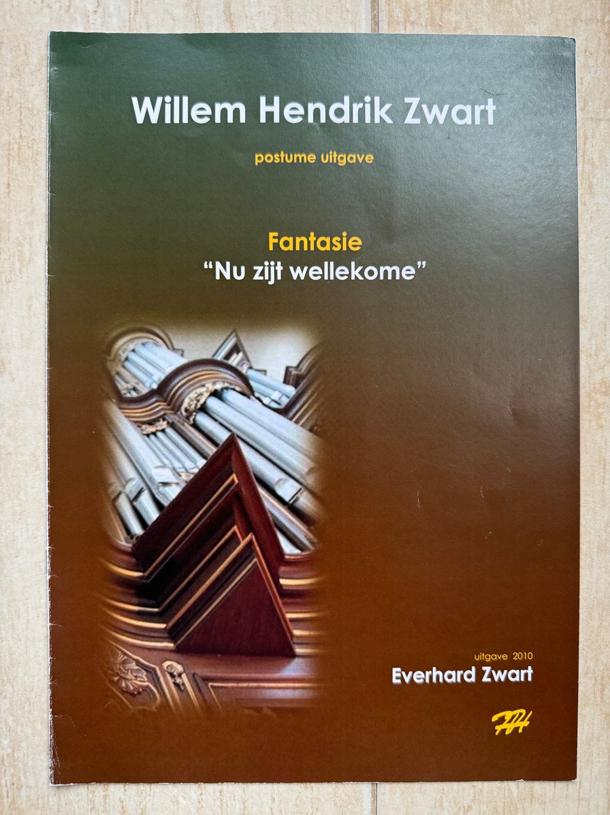 Bladmuziek Willem Hendrik Zwart Nu zijt wellekome (noten), Ophalen of Verzenden, Zo goed als nieuw, Religie en Gospel, Orgel
