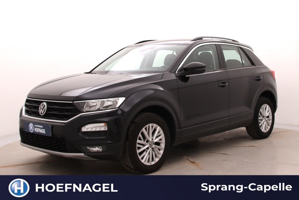Volkswagen T-Roc 1.0 TSI Style | Trekhaak | Camera | CarPlay, Auto's, Voorwielaandrijving, Stof, Gebruikt, Zwart