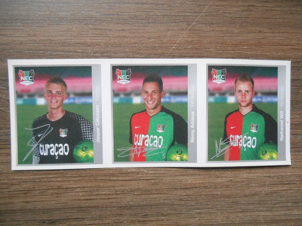 Jasper Cillessen rookie sticker NEC (2010) Panini like, Verzamelen, Ophalen of Verzenden, Zo goed als nieuw, Overige binnenlandse clubs