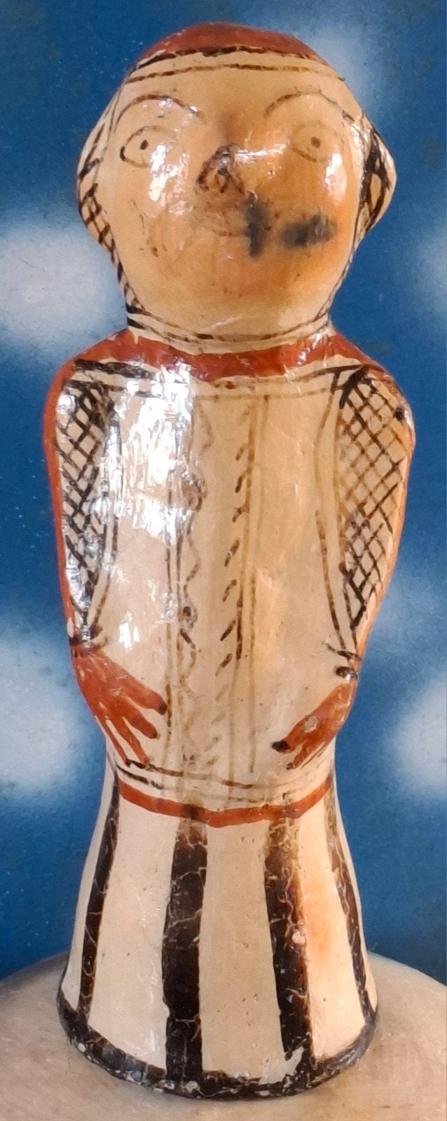 Berberse man, Marokko. Sculptuur. 27 cm. * Zie tekst., Ophalen