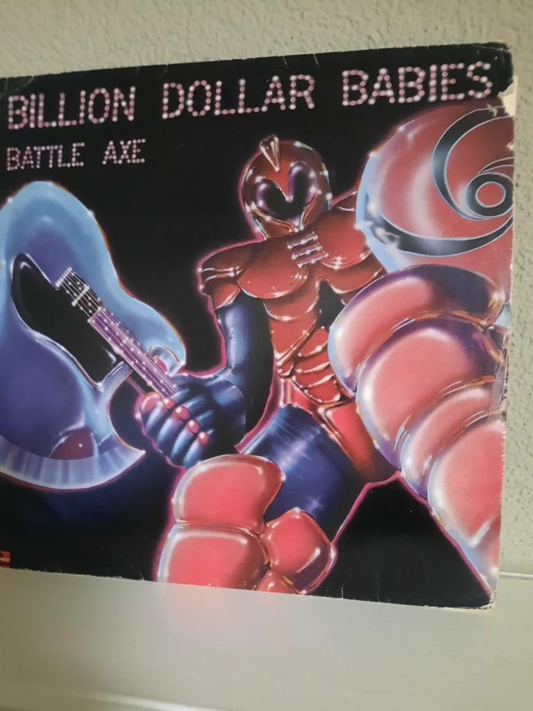 BILLION DOLLAR BABIES  - BATTLE AXE, Cd's en Dvd's, Vinyl | Rock, Ophalen of Verzenden, Zo goed als nieuw, Overige formaten, Poprock