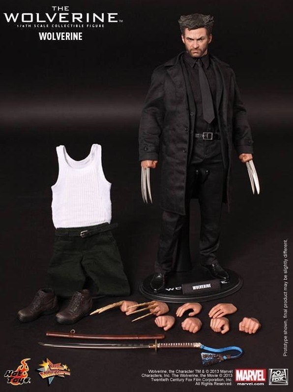 Hot Toys Wolverine van the Wolverine, Ophalen, Zo goed als nieuw, Actiefiguur of Pop