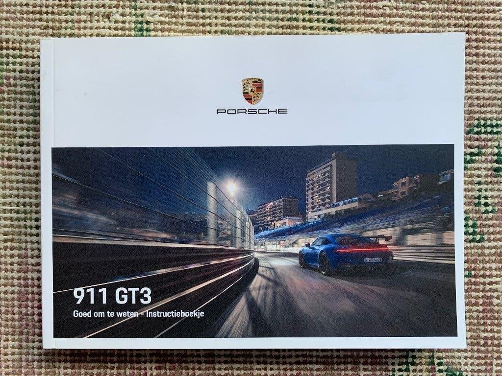 Nederlandse handleiding Porsche 911 GT3 992 2021 nieuw!, Ophalen of Verzenden