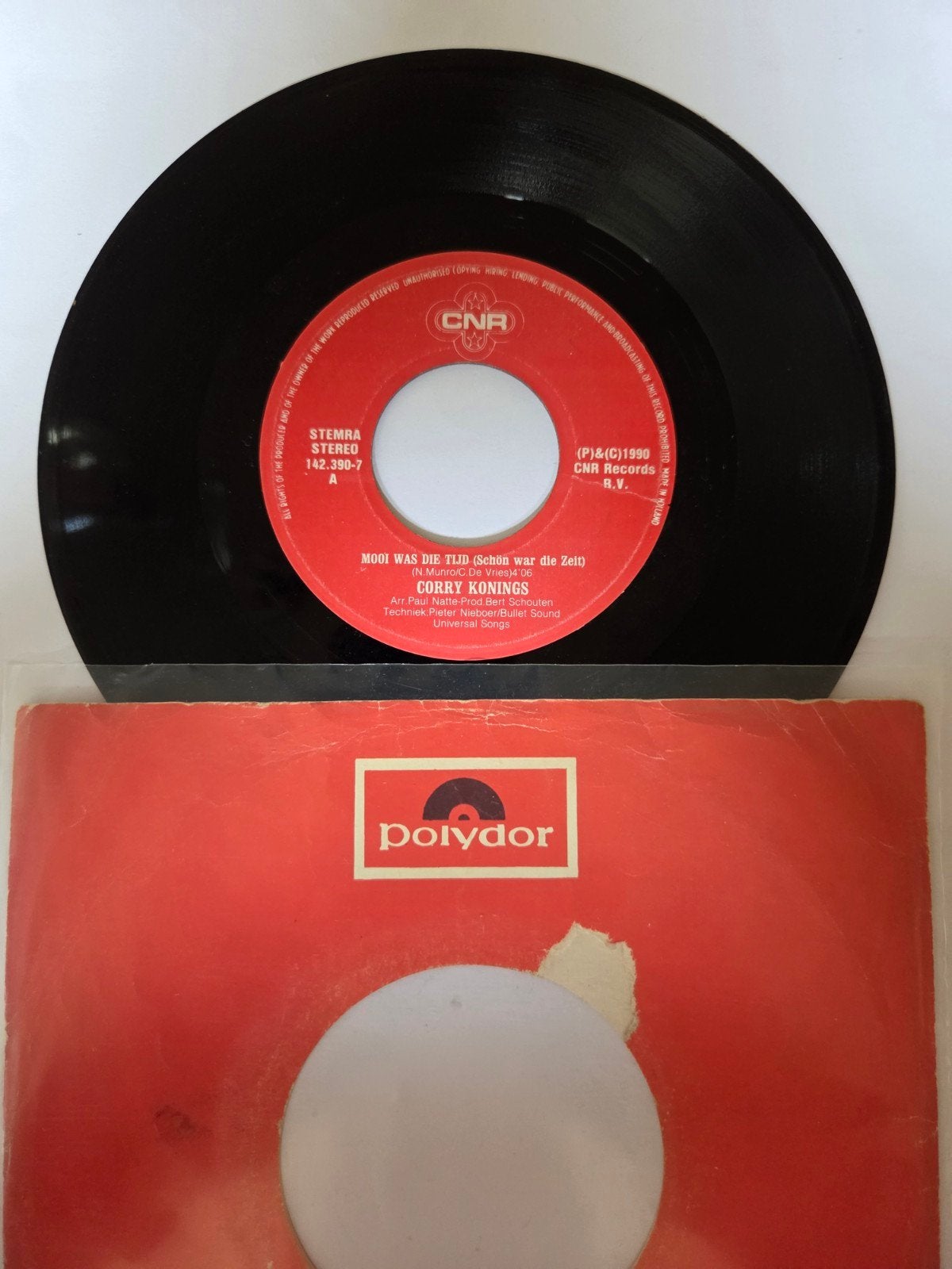 Corry Konings - Mooi was die tijd, Gebruikt, 7 inch, Single, Ophalen of Verzenden