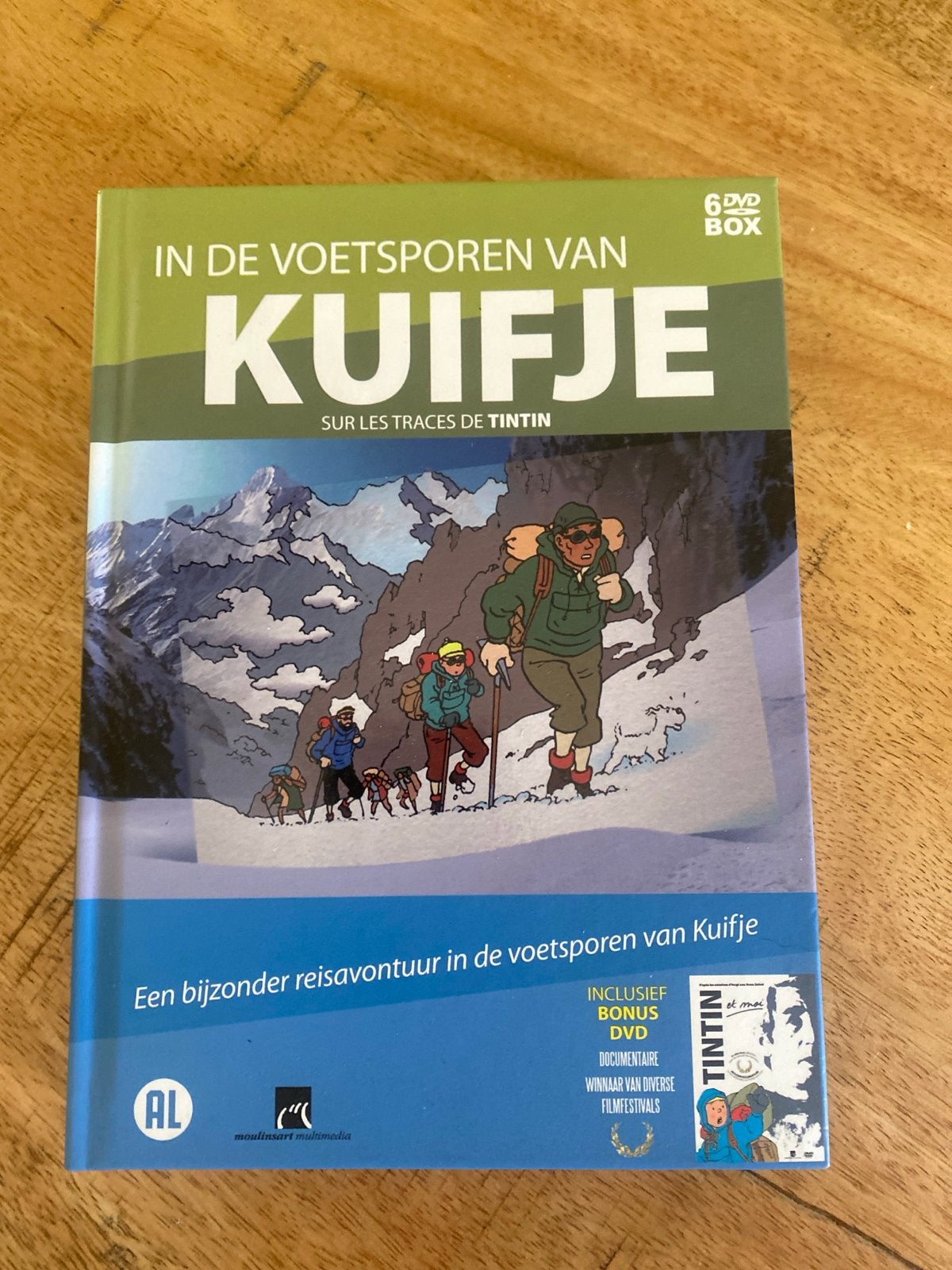 In de voetsporen van Kuifje - 6 DVD Box, Bonusmateriaal, Alle leeftijden, Nederlands, Zo goed als nieuw