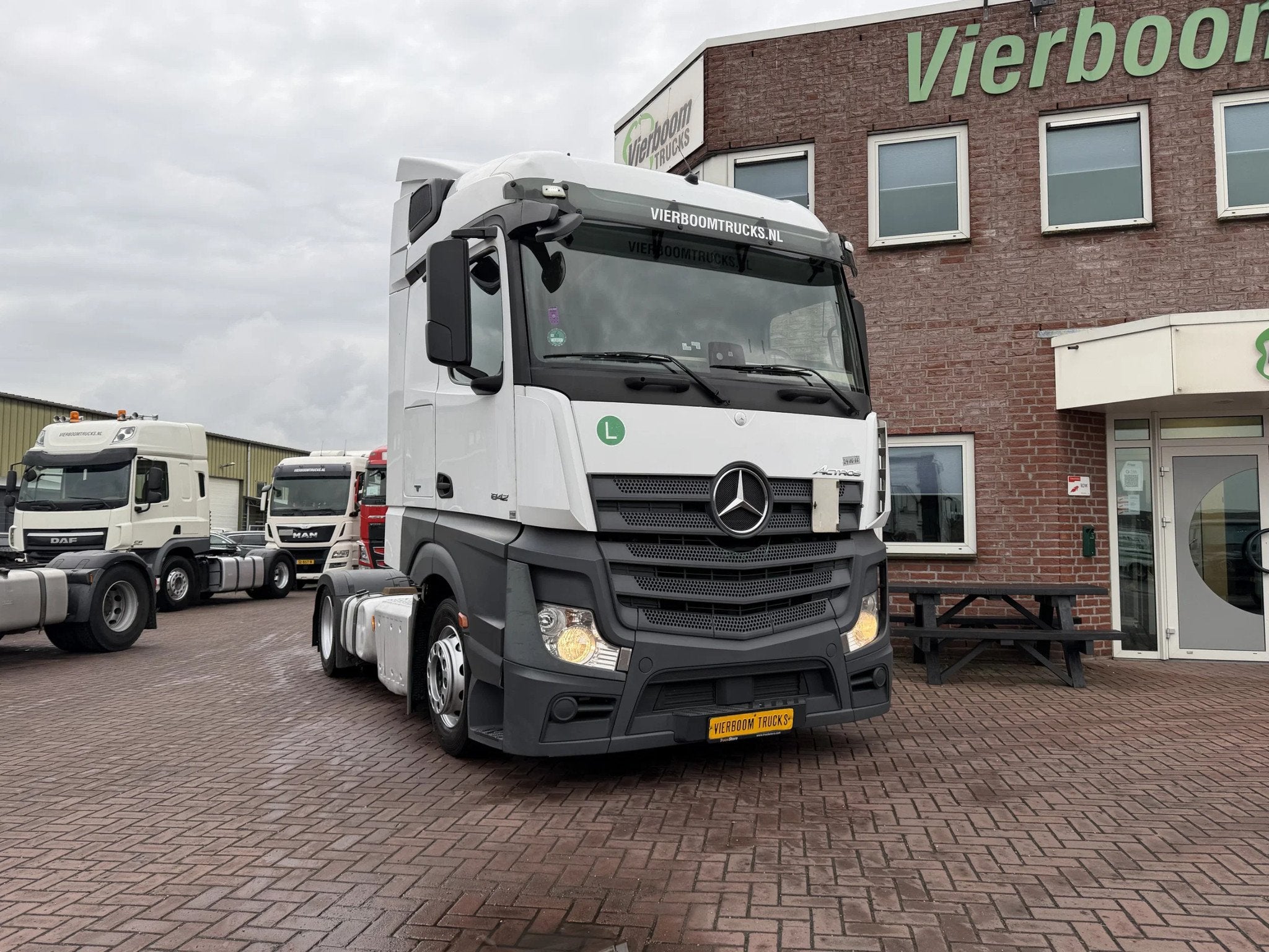 Mercedes-Benz Actros 1842 Actros 1843LLS (bj 2018), Auto's, Automaat, Achterwielaandrijving, Standkachel, Euro 6