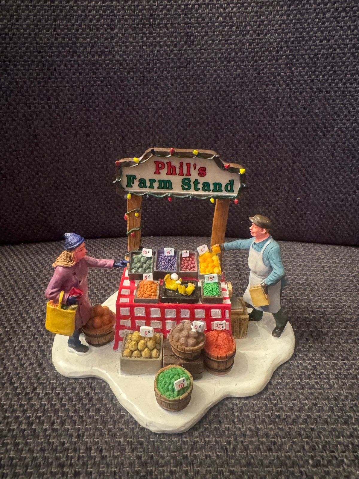 Lemax Phil's Farm Stand 03334, Diversen, Kerst, Ophalen of Verzenden, Zo goed als nieuw