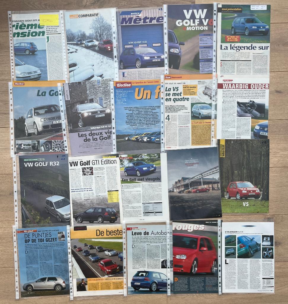 VW GOLF MK4 - GOLF GTI - GOLF R32 - ARTIKELS, Verzenden, Zo goed als nieuw, Volkswagen