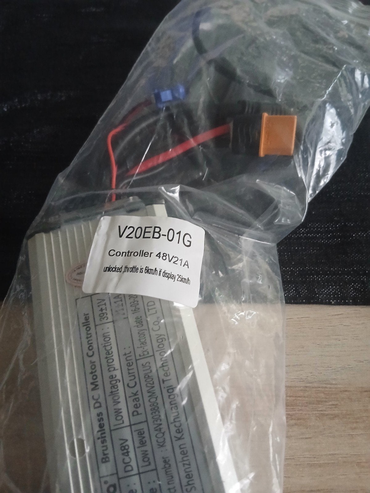 KCHQ Brushless DC Motor Controller 48V 21A E-bike, Ophalen of Verzenden