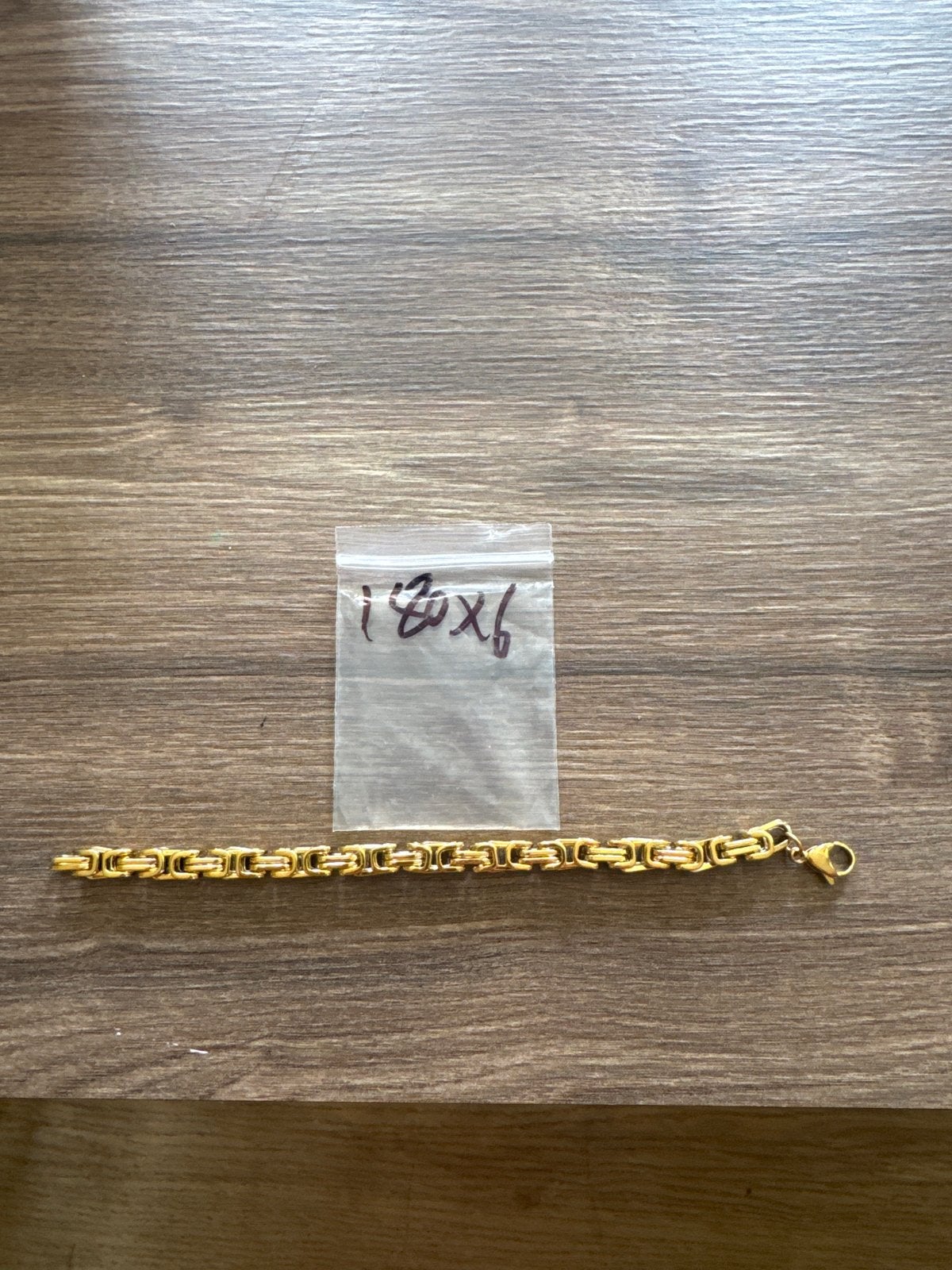 Gouden Koningsarmband 180mm nieuw, Ophalen of Verzenden, Nieuw, Goud, Goud