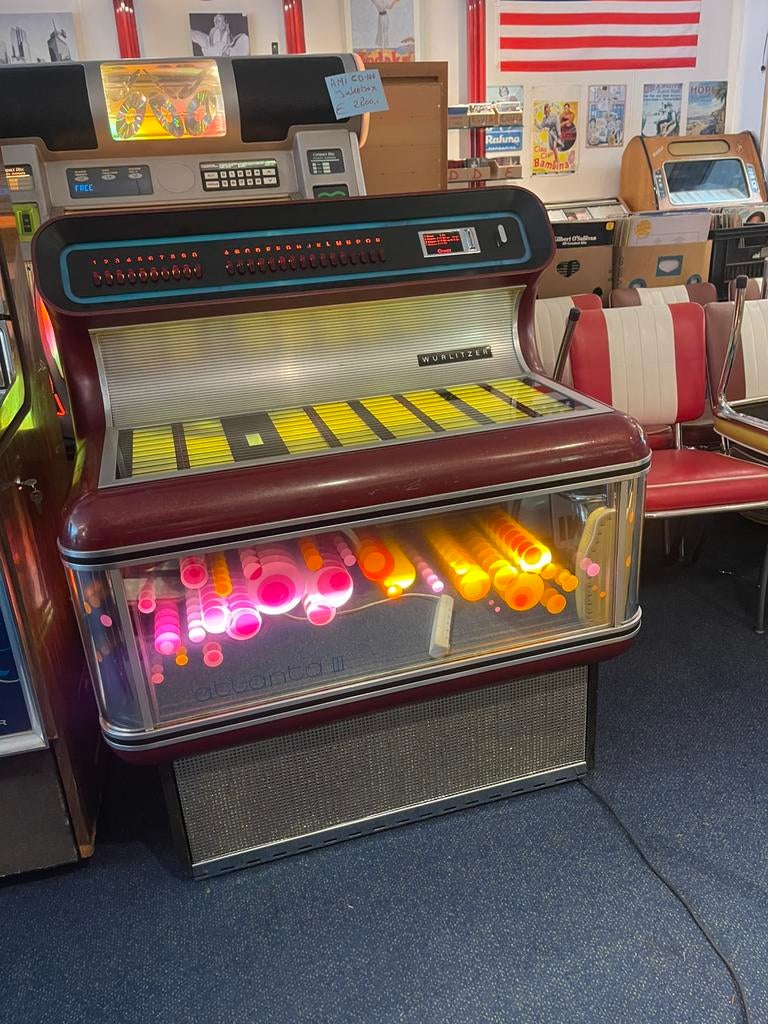 Wurlitzer jukebox Atlanta, Ophalen of Verzenden, Zo goed als nieuw, 1970 tot heden, Wurlitzer