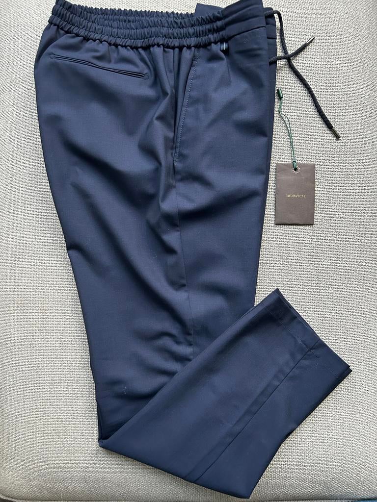 Berwich Pantalon Maat 54, Kleding | Heren, Broeken en Pantalons, Verzenden, Zo goed als nieuw, Maat 52/54 (L), Blauw