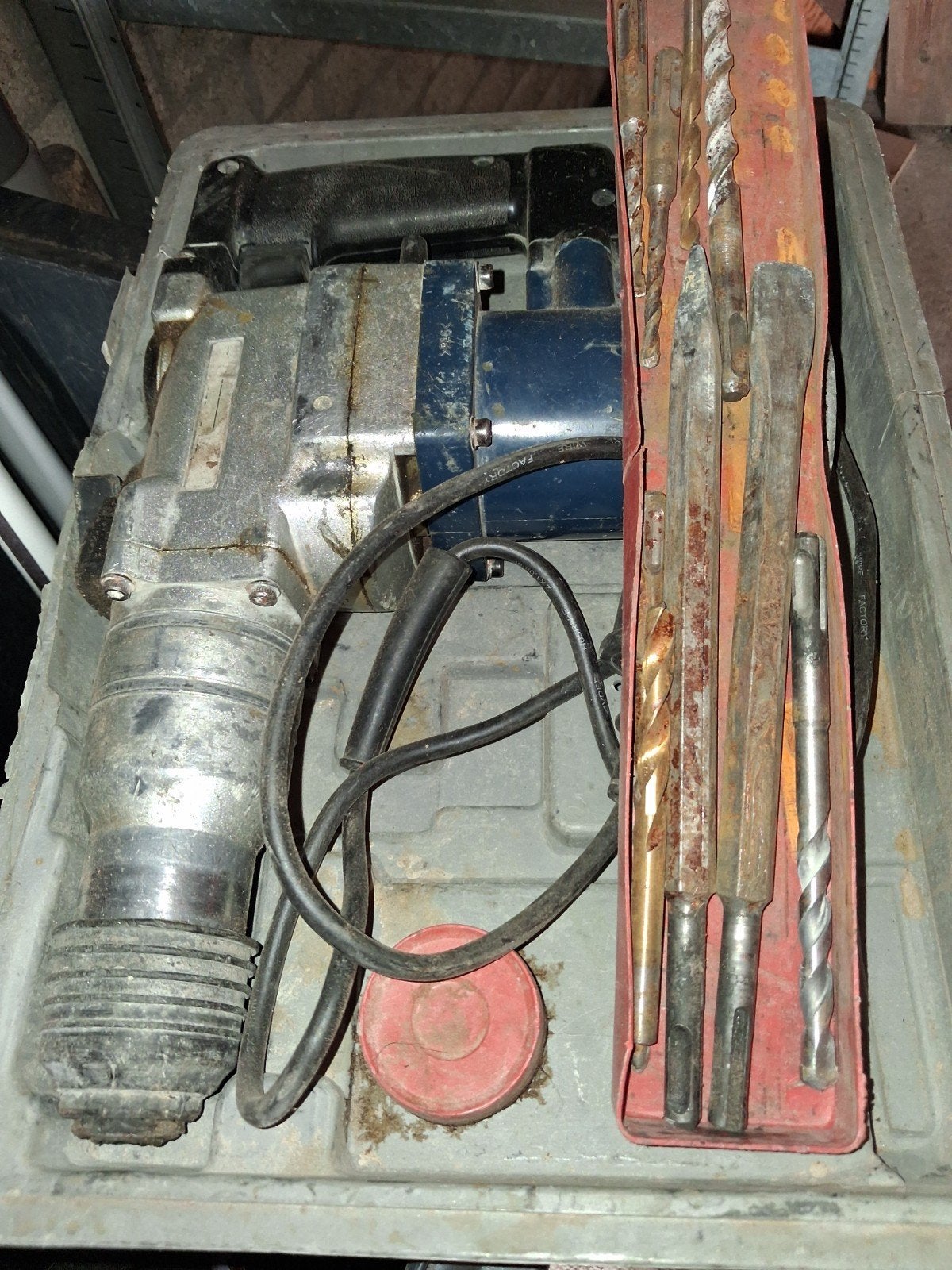 Gebruikte Boorhamer met borenset, Ophalen, Gebruikt, 600 watt of meer, Boor- en/of Breekhamer