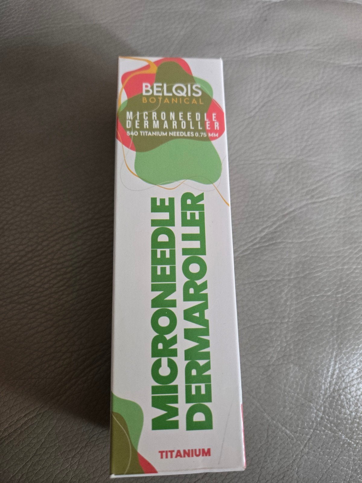 Belqis Botanical Microneedle Dermaroller 0.75mm Titanium, Ophalen of Verzenden, Nieuw