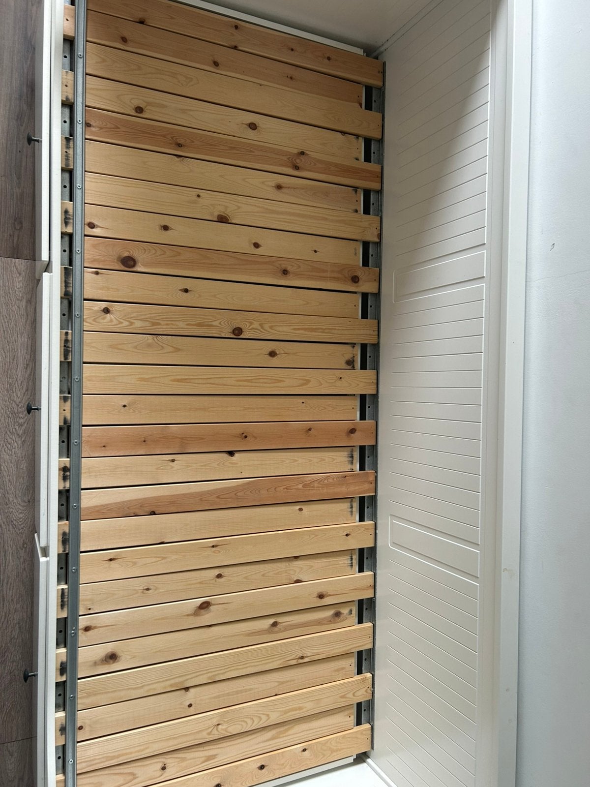 HEMNES Uitschuifbare bedbank met 3 lades, Ophalen, Zo goed als nieuw, Eenpersoons, 80 cm