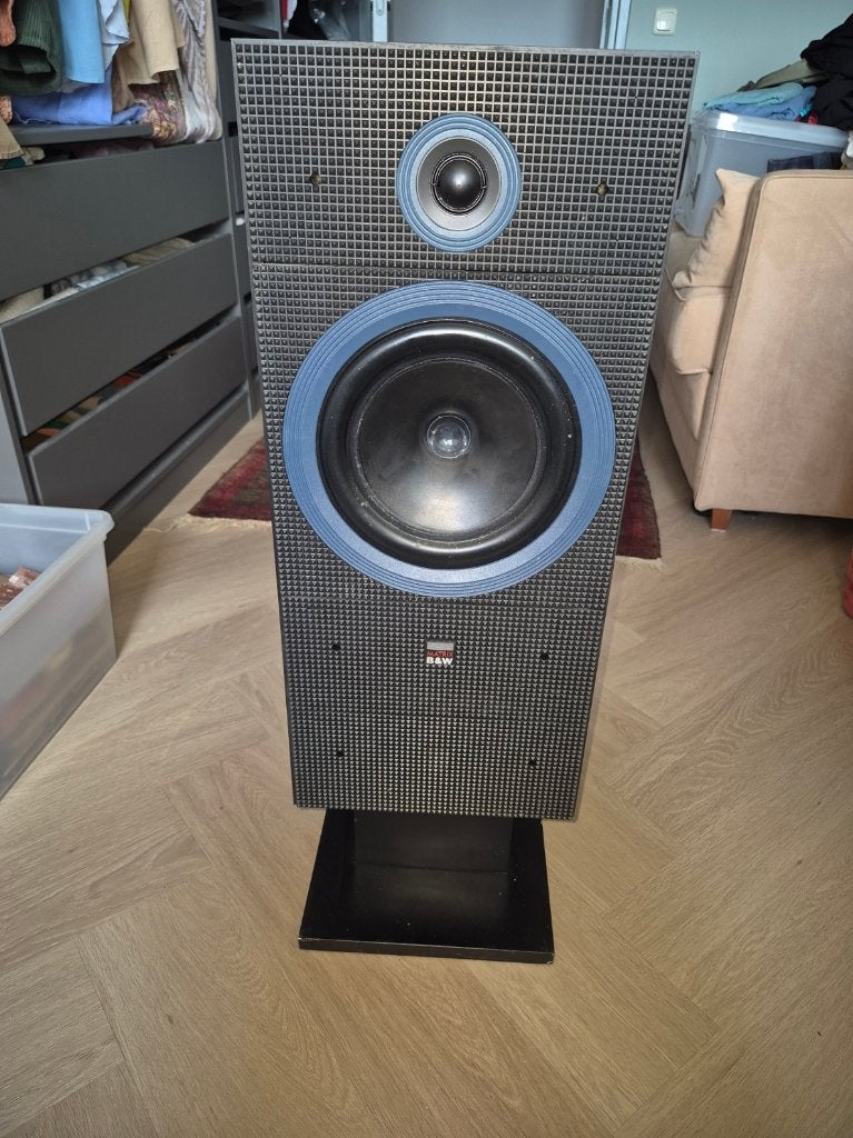 B&W Matrix 2 boxen, Audio, Tv en Foto, Luidsprekers, Ophalen, Vloerstaande luidspreker, Inclusief kabels, Zo goed als nieuw