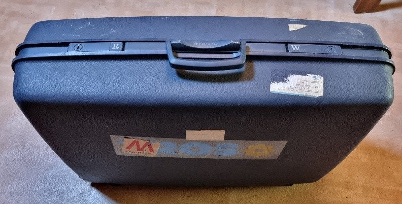 Samsonite koffer Royal Traveller - blauw - jaren 70 - IGST, Sieraden, Tassen en Uiterlijk, Koffers, Hard kunststof, 45 tot 55 cm