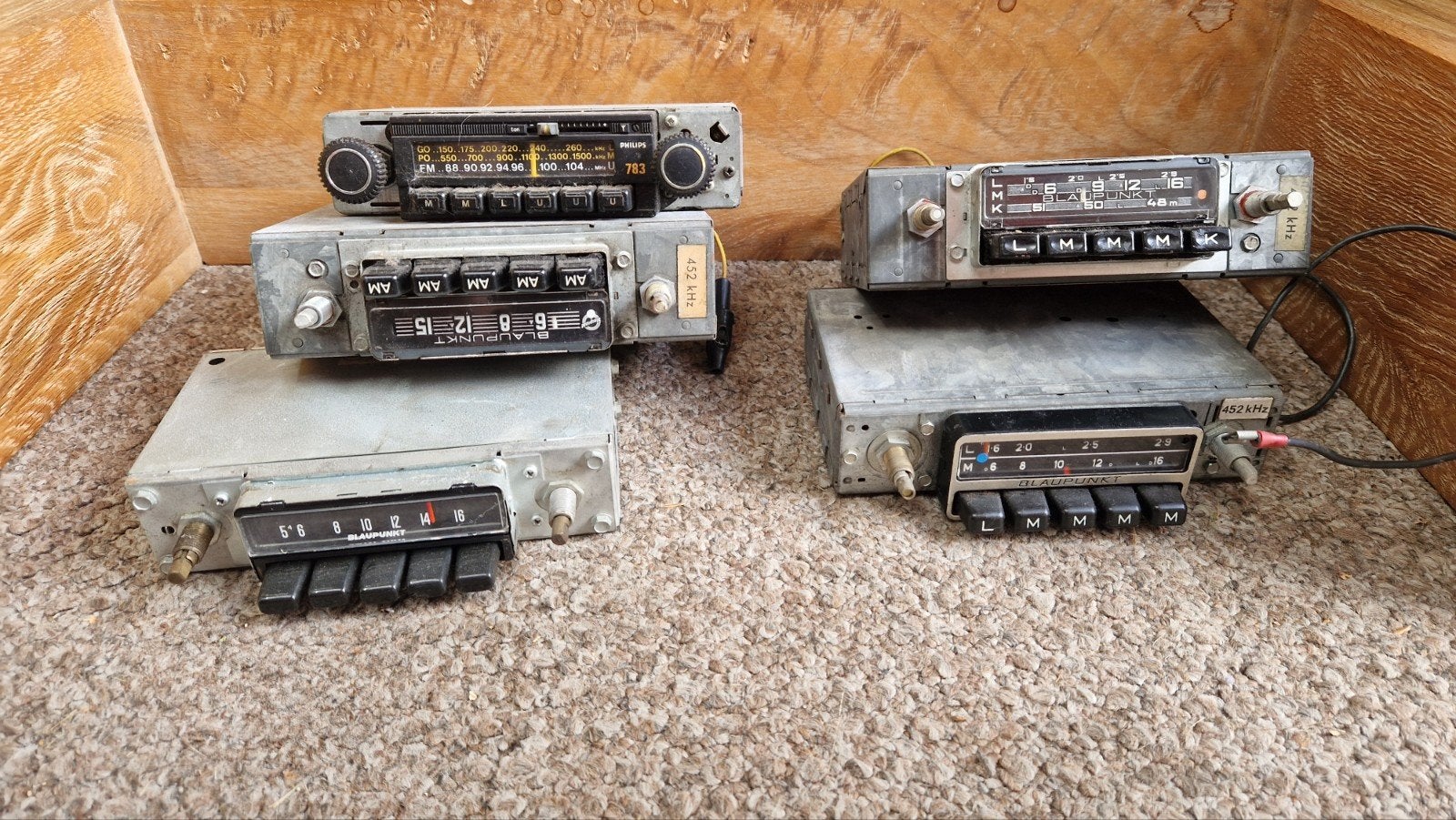 Vintage autoradio's - Blaupunkt en meer, Ophalen of Verzenden, Gebruikt
