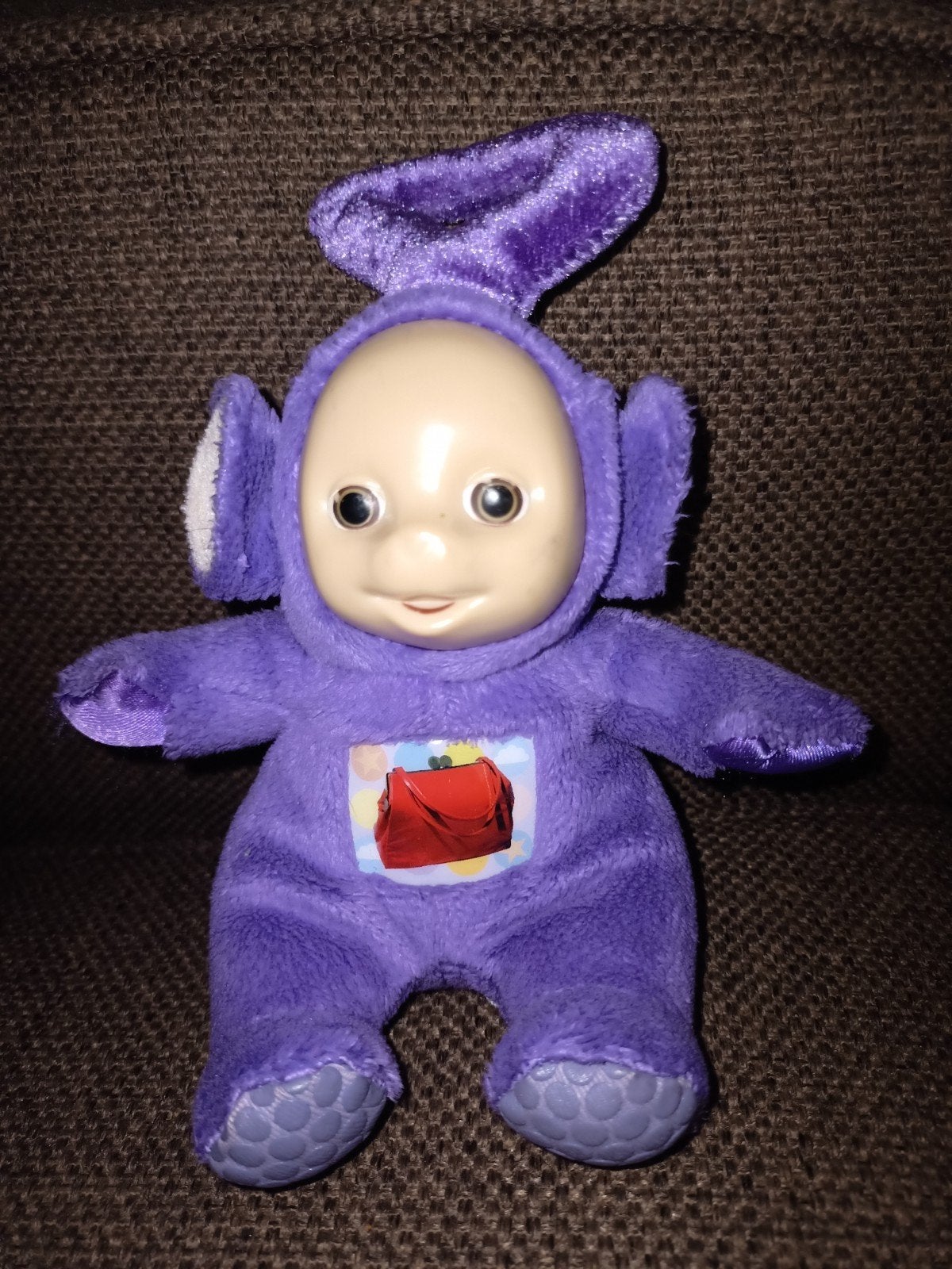 Vintage teletubbie, kleine paarse dipsy teletubbies., Kinderen en Baby's, Speelgoed | Knuffels en Pluche, Paars, Overige merken