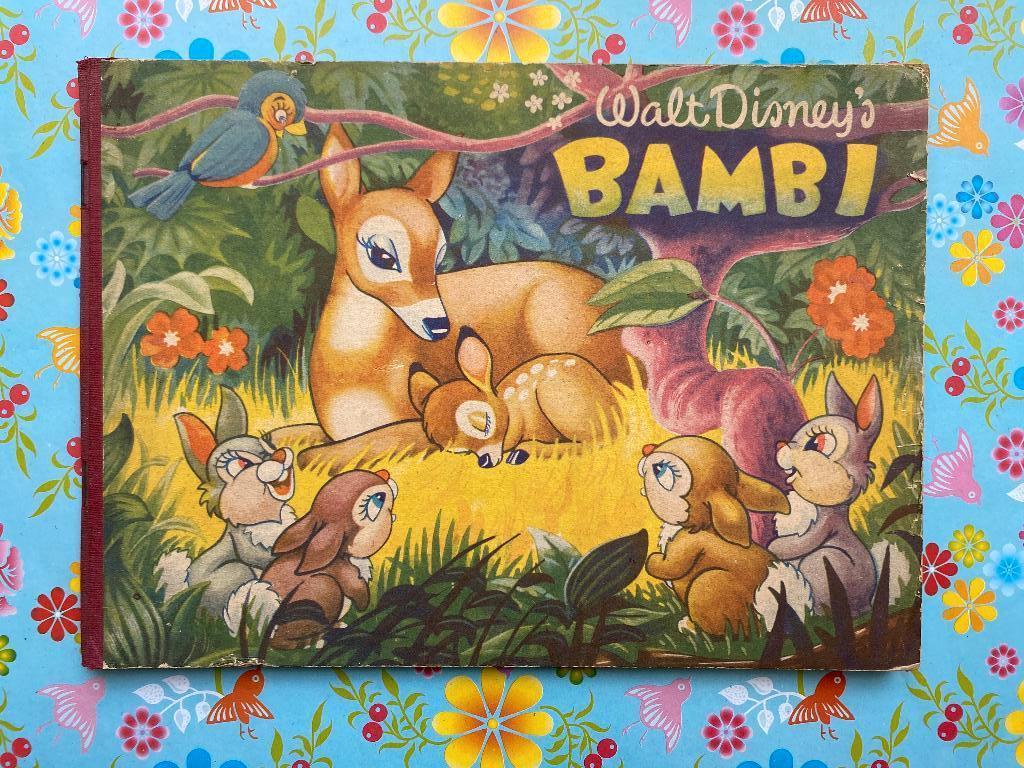 Bambi plaatjes album van Margriet Jaren 50, Ophalen of Verzenden, Gelezen, Plaatjesalbum