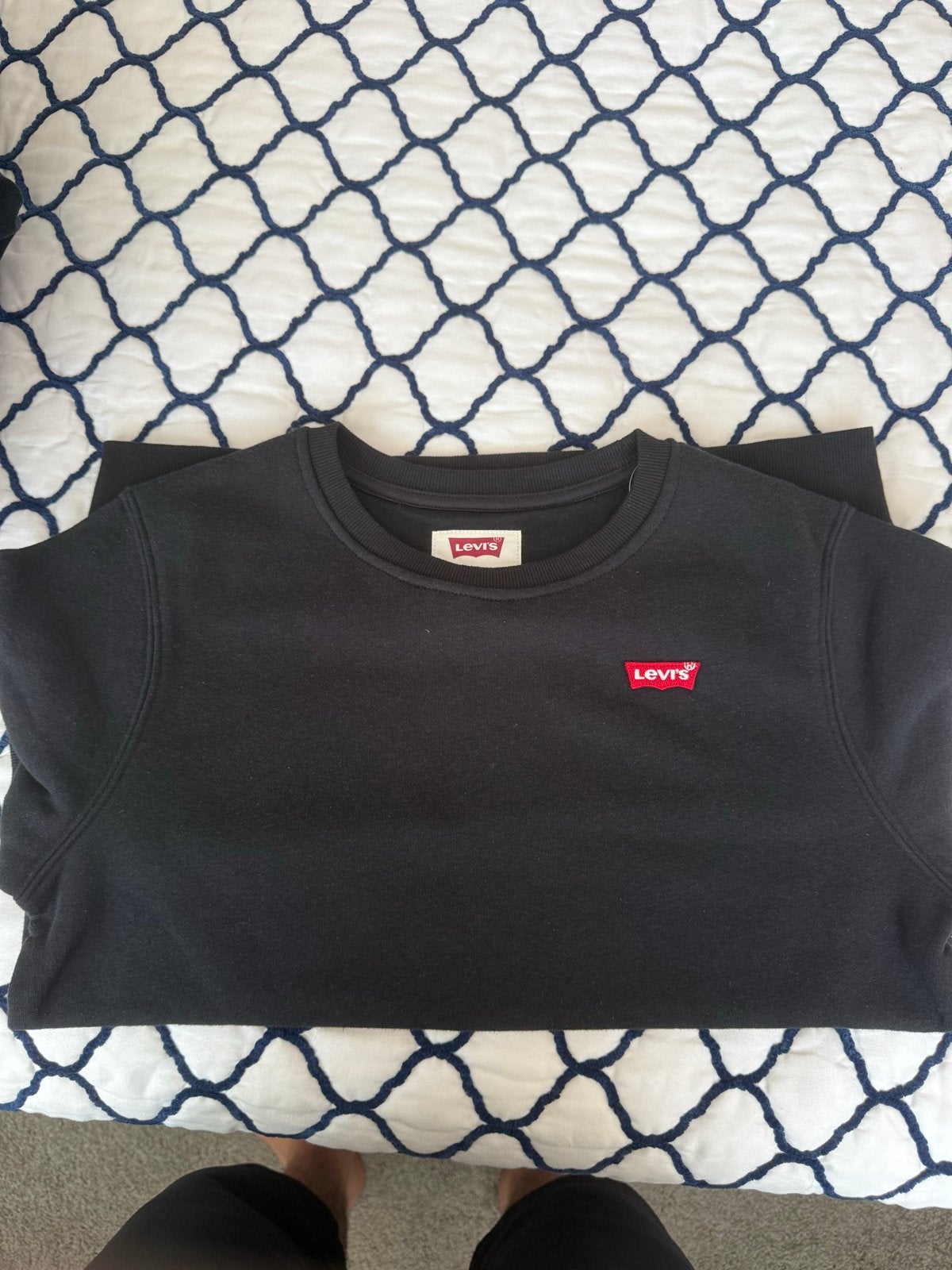 Levi's sweater zwart maat 164 (14A), Ophalen, Zo goed als nieuw, Jongen of Meisje, Trui of Vest