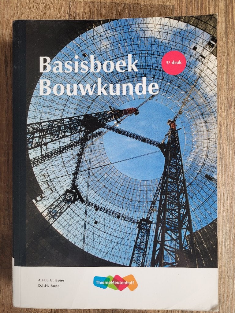 basisboek bouwkunde, Boeken, ThiemeMeulenhoff, MBO, Alpha, Ophalen