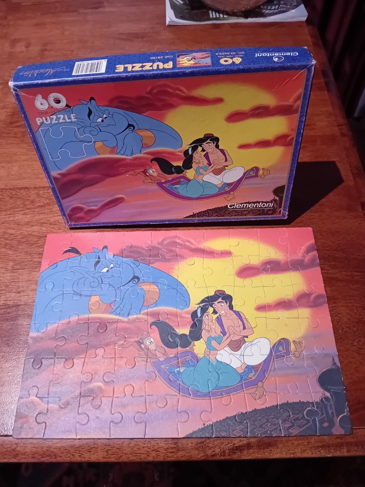 Clementoni Walt Disney Aladdin puzzel - 60 stukjes, Ophalen, Meer dan 50 stukjes, Gebruikt, 4 tot 6 jaar