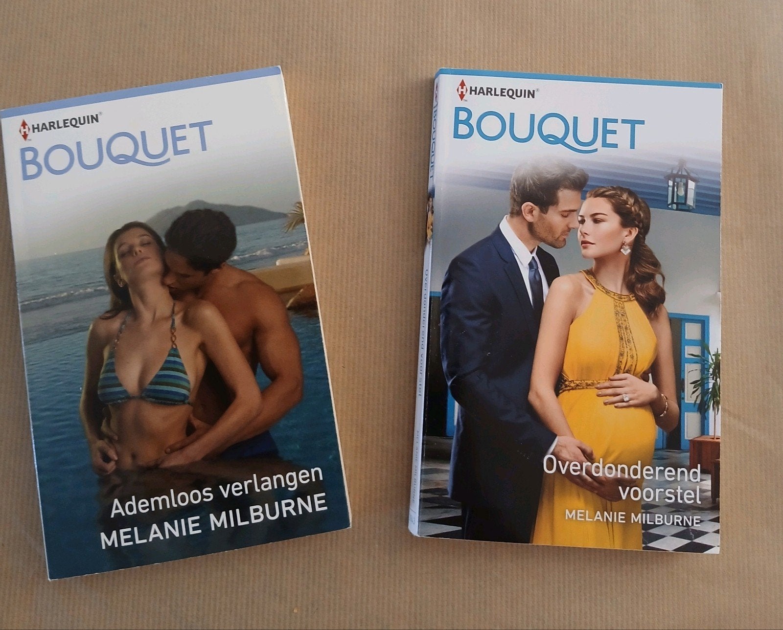 Harlequin Bouquet - 2 romans van Melanie Milburne, Ophalen of Verzenden, Zo goed als nieuw, Melanie Milburne, Nederland