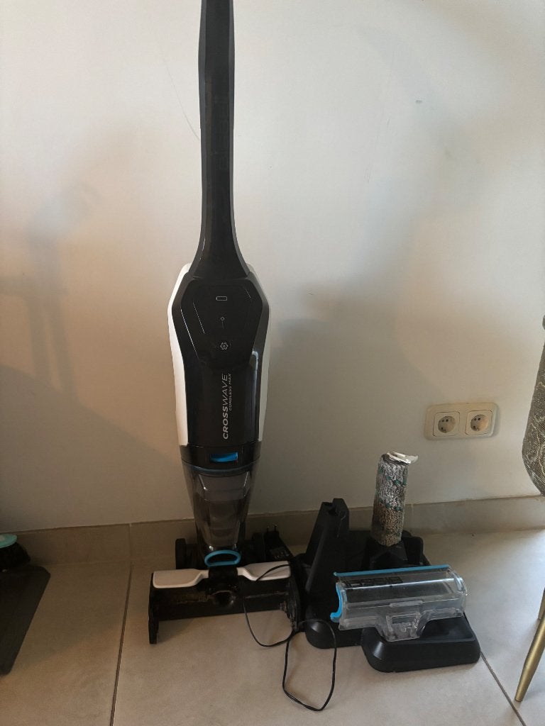 Bissel CrossWave Cordless Max, Witgoed en Apparatuur, Stofzuigers, Ophalen of Verzenden, Zo goed als nieuw, Dweilfunctie