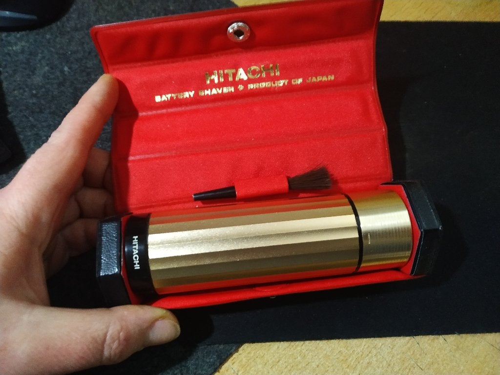 Retro HITACHI BATTERY SHAVER, Verzamelen, Ophalen of Verzenden, Persoonlijke verzorging