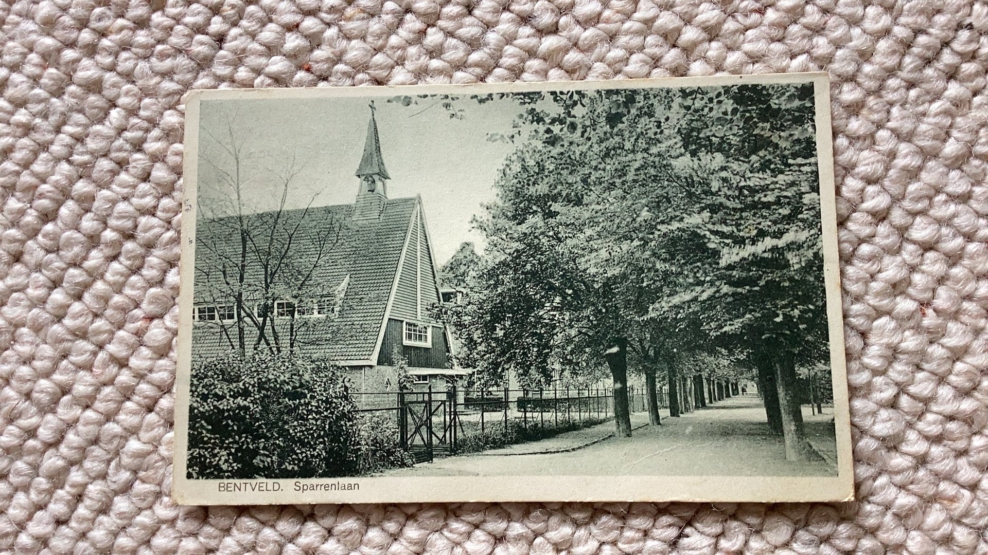 Ansichtkaart Bentveld Sparrenlaan 1928. 987, Ophalen of Verzenden, 1920 tot 1940, Gelopen, Noord-Holland