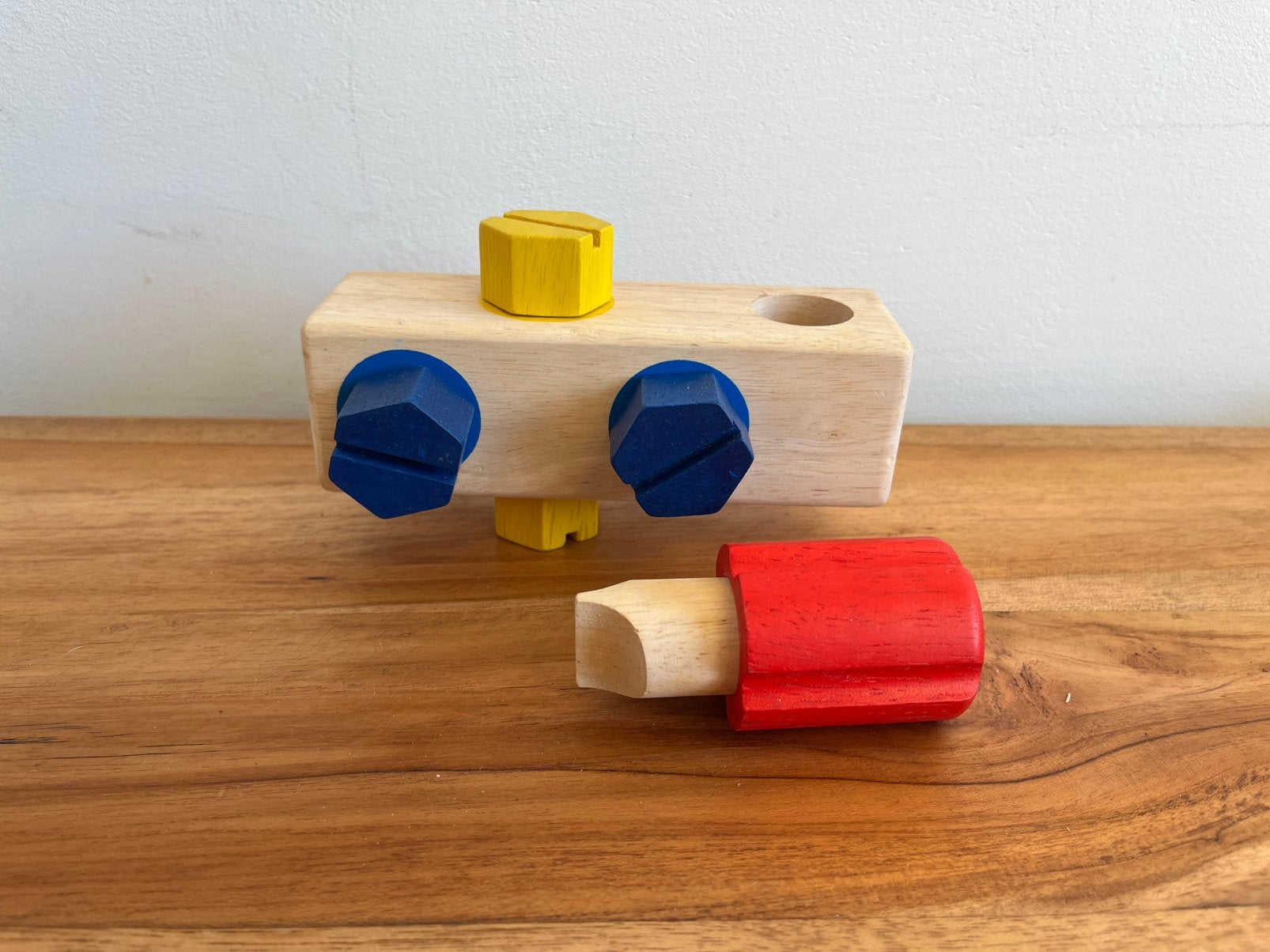 Houten schroefblokken Guidecraft, Ophalen of Verzenden, Nieuw, Overige typen