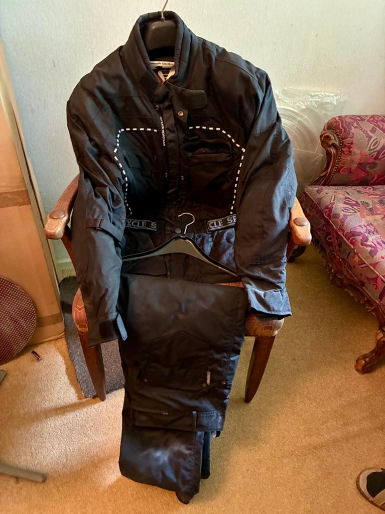 Motorpak Cycle Spirit by Detlev Louis jas XL broek 52, Motoren, Kleding | Motorkleding, Ophalen, Tweedehands, Heren, Combipak